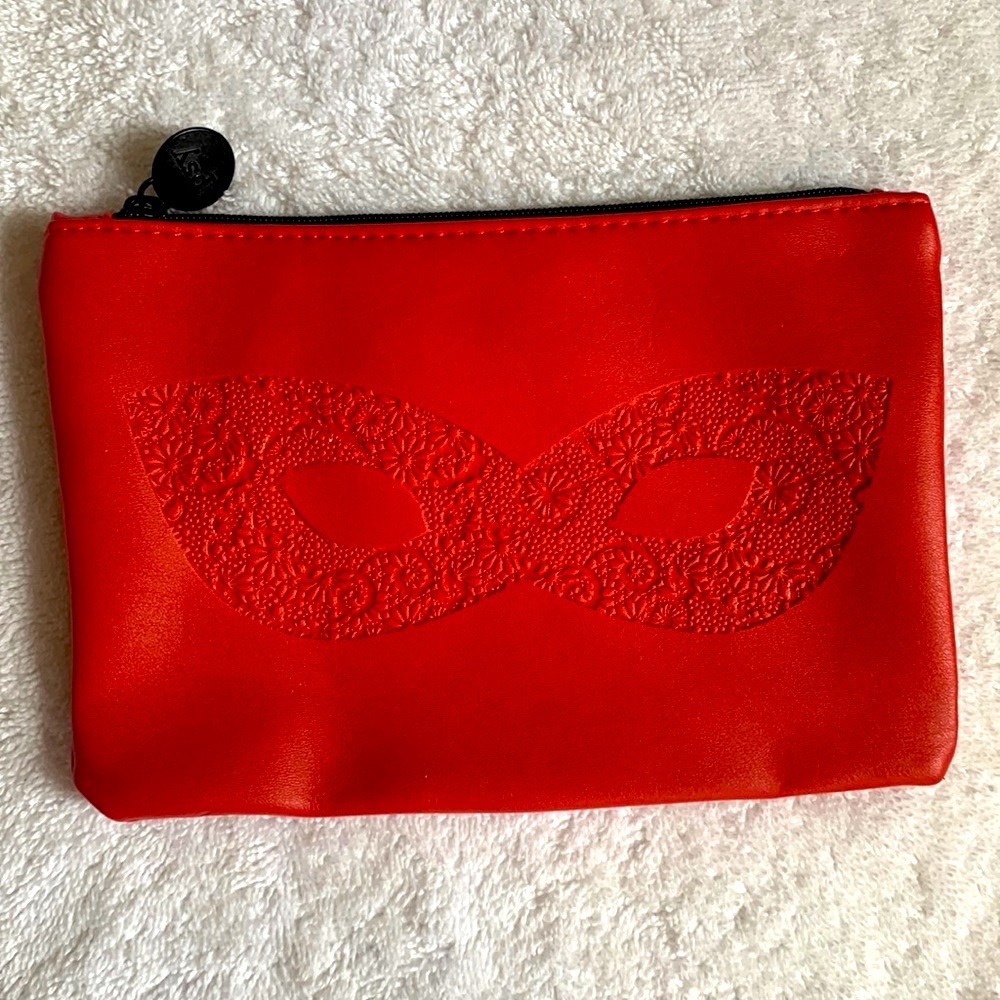 Red and Black Makeup Bag